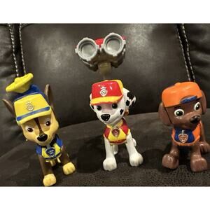 Paw Patrol Action Pack Pups LIFEGUARD 3 Figures Chase Zuma Marshall + Packs